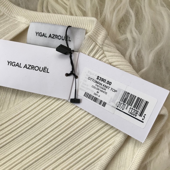 Yigal AzrouëlChevron Ottoman Knit Top - Picture 3 of 8